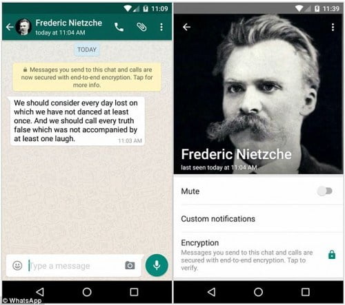 end to end encription